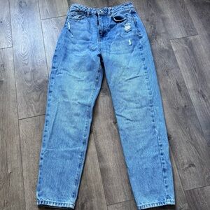 Zara Blue Straight Leg Jeans